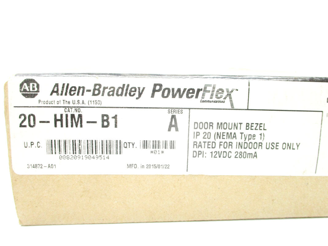 ALLEN BRADLEY 20-HIM-B1 SER. A DATE: 2015 12VDC NSFS