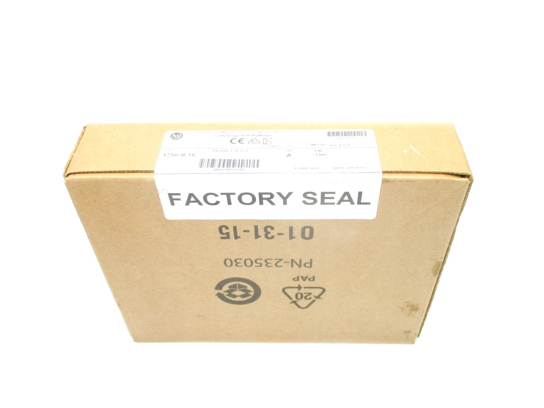 ALLEN BRADLEY 1756-IF16 SER. A F/W 1.005 DATE: 2015 NSFS