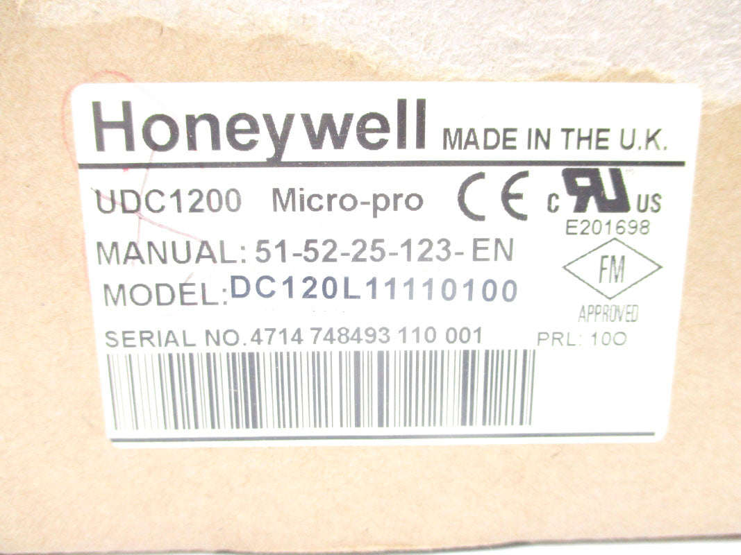 HONEYWELL DC120L11110100 UDC1200 NSMP