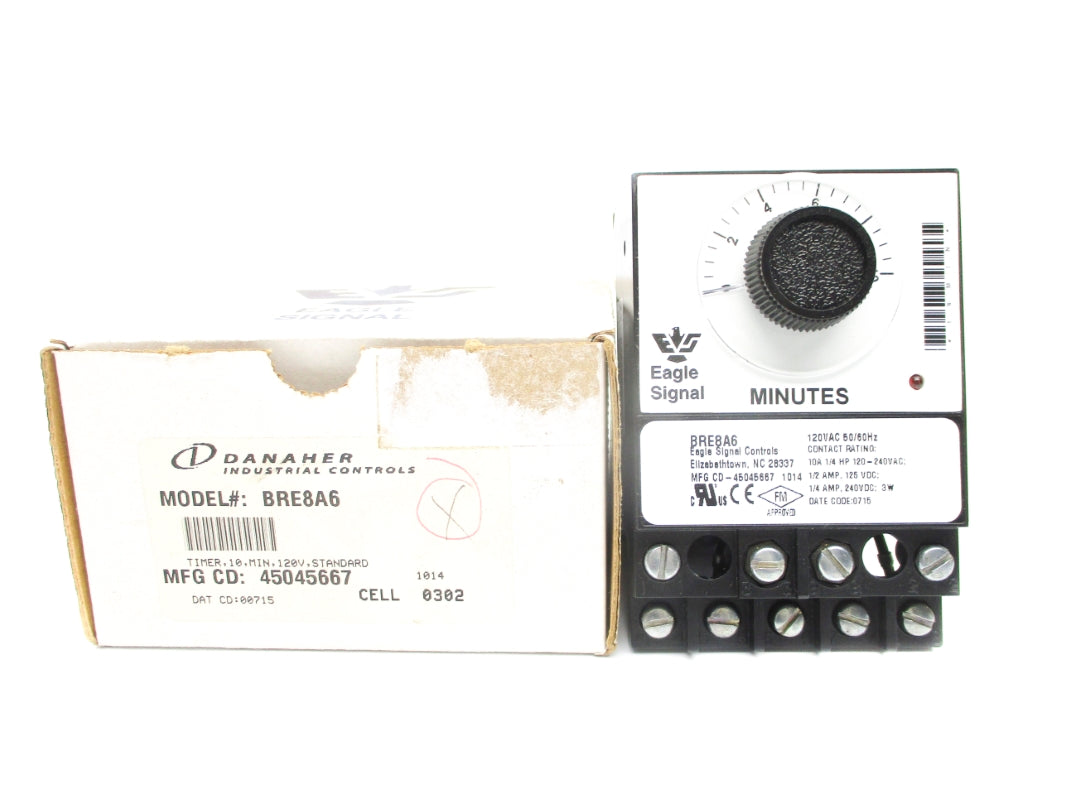 EAGLE SIGNAL BRE8A6 0-10M 120V 10A NSMP