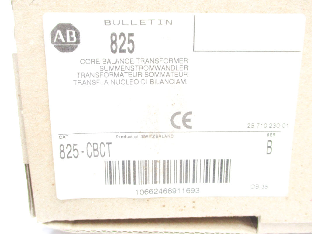 ALLEN BRADLEY 825-CBCT SER. B 600VAC 1A (BR/WH) NSMP
