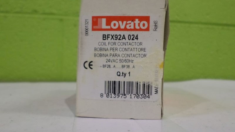 LOVATO BFX92A024 COIL *NEW IN BOX*