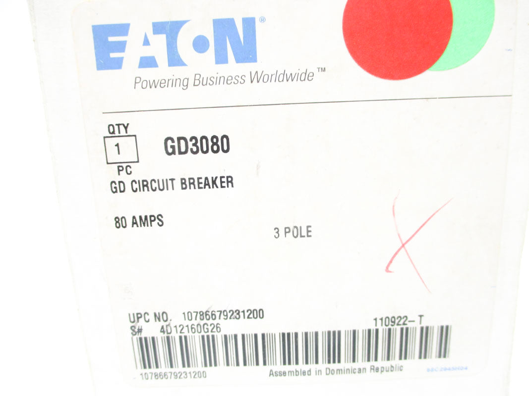 EATON GD3080 80A 480V NSMP