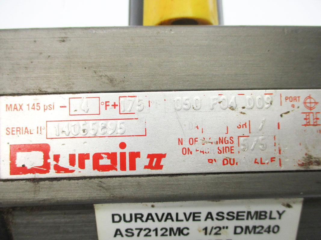 DURAIR AS7212MC 050F04D09 145PSI UNMP