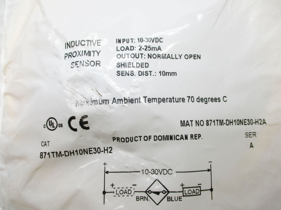 ALLEN BRADLEY 871TM-DH10NE30-H2 SER. A 10-30VDC NSMP