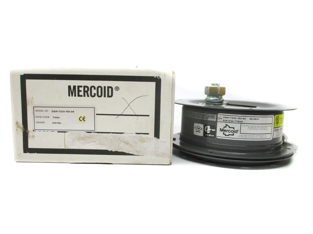MERCOID DSW-7233-153-3A 277VAC 15A NSMP