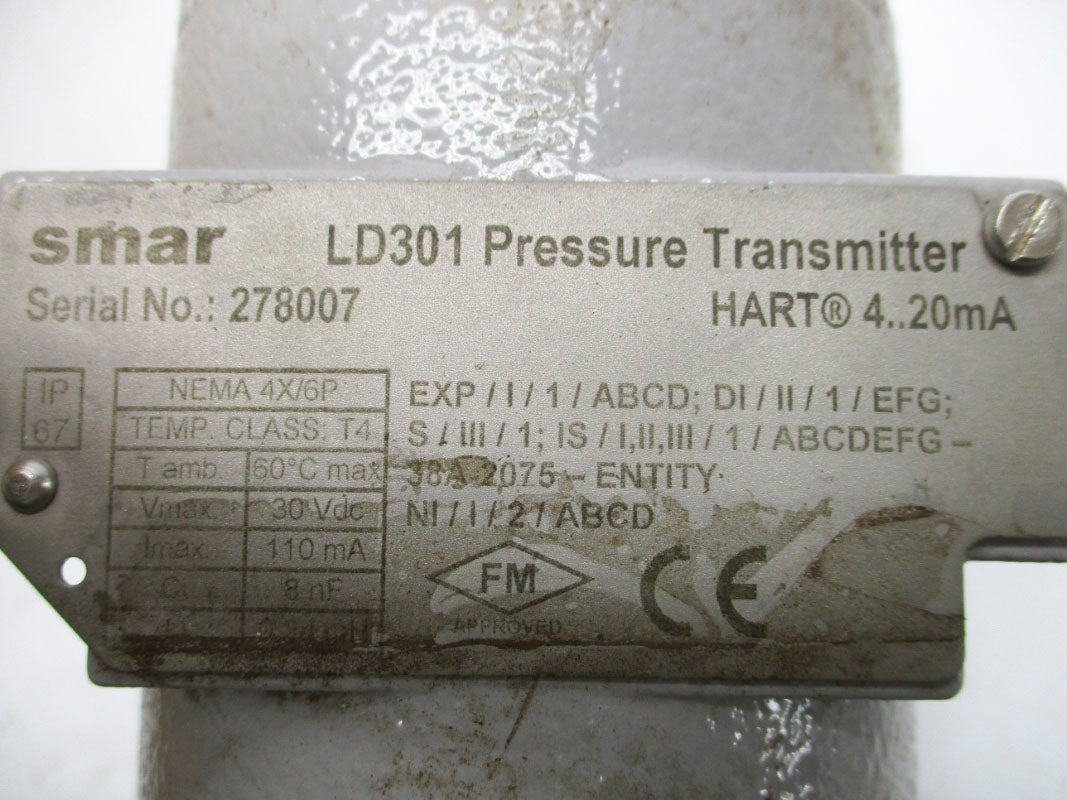 SMAR LD301 30VDC 1.67-200PSI UNMP