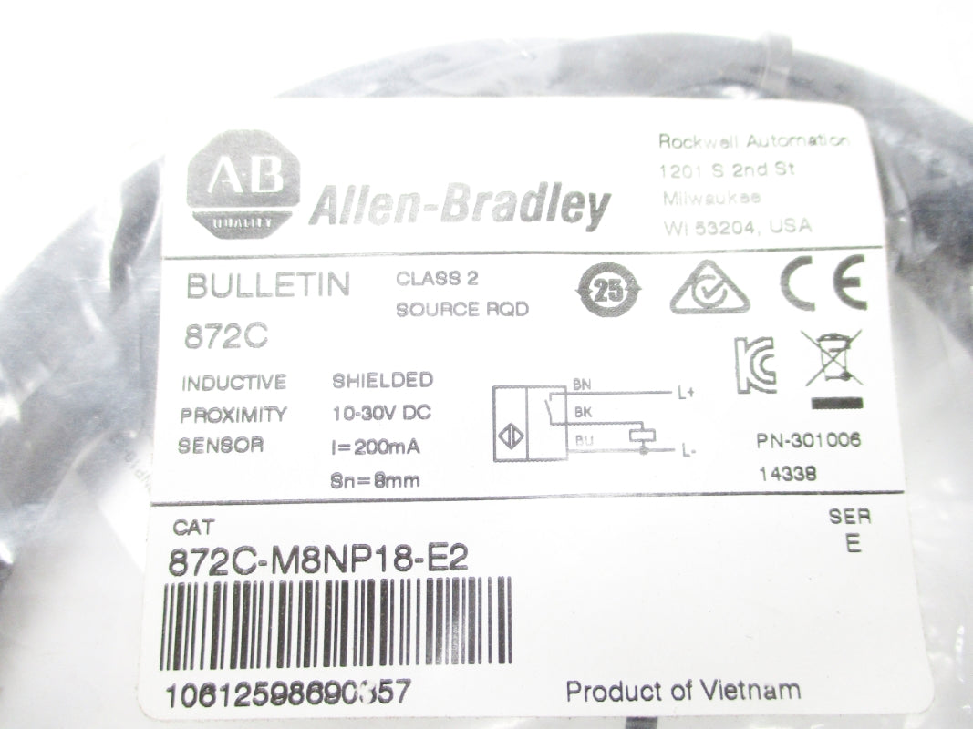 ALLEN BRADLEY 872C-M8NP18-E2 SER. E NSMP
