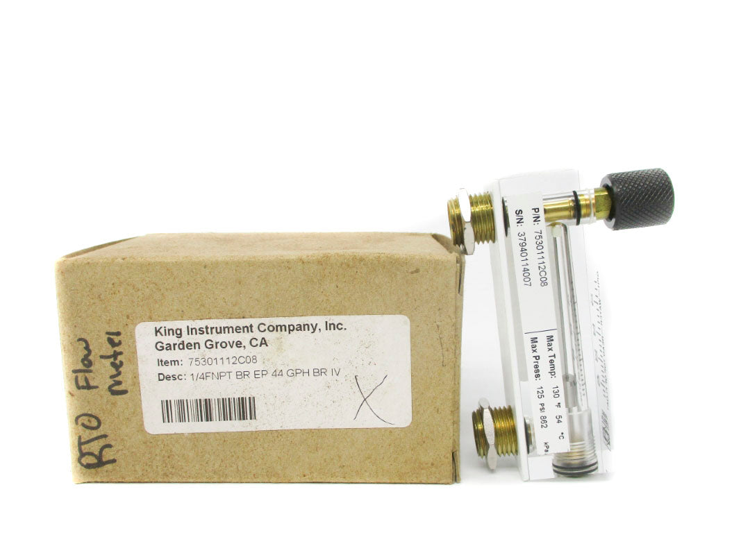 KING INSTRUMENT 75301112C08 125PSI 130'F NSMP