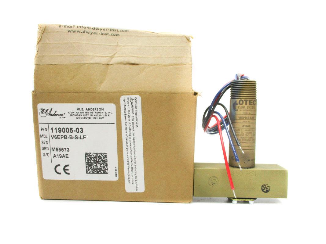 DWYER V6EPB-B-S-LF NSMP