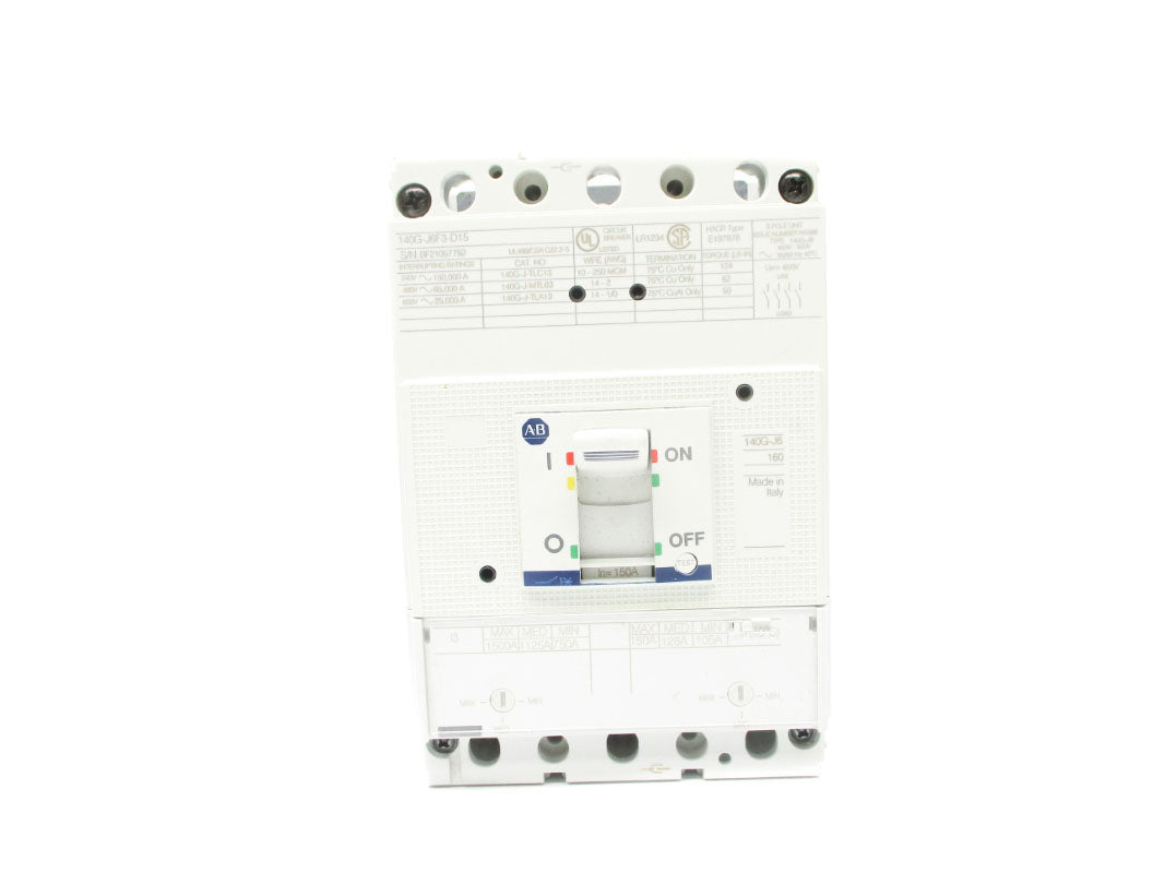 ALLEN BRADLEY 140G-J6F3-D15 150A 600V NSNP