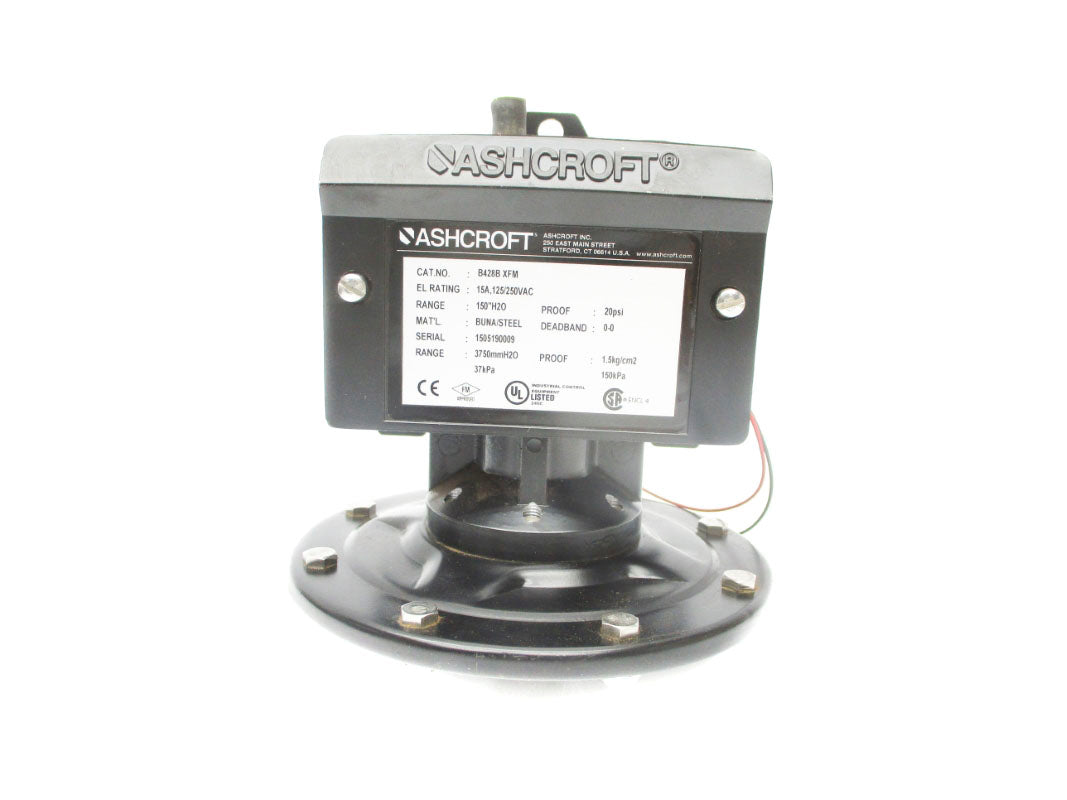 ASHCROFT B428BXFM 15A 250VAC 150PSI NSNP