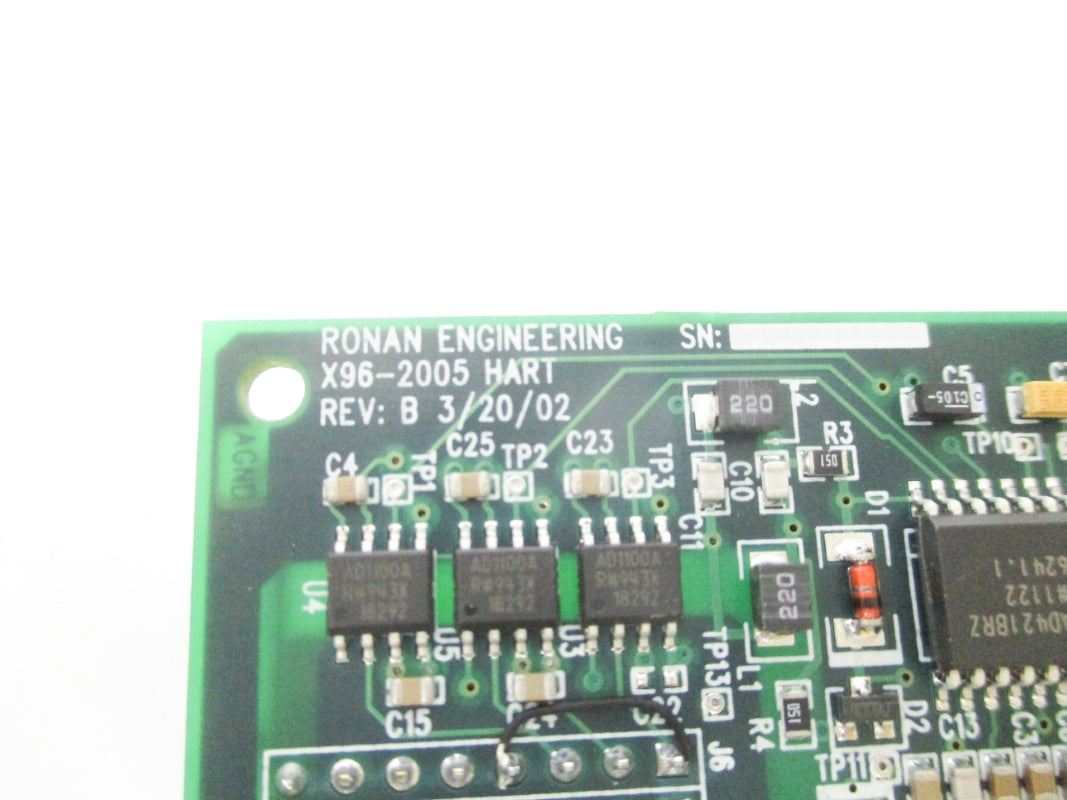 RONAN ENGINEERING X96-2005 REV. B NSNP