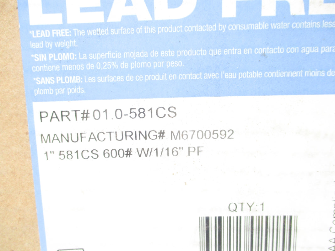 MUELLER 01.0-581CS M6700592 NSMP