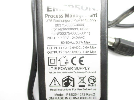 EMERSON 00375-0003-0004 100-240VAC 0.6A UNMP