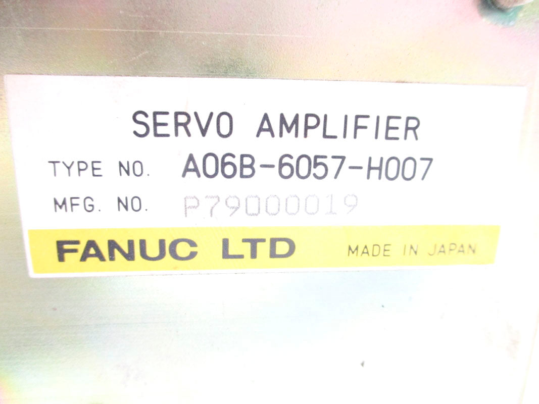 FANUC A06B-6057-H007 UNMP