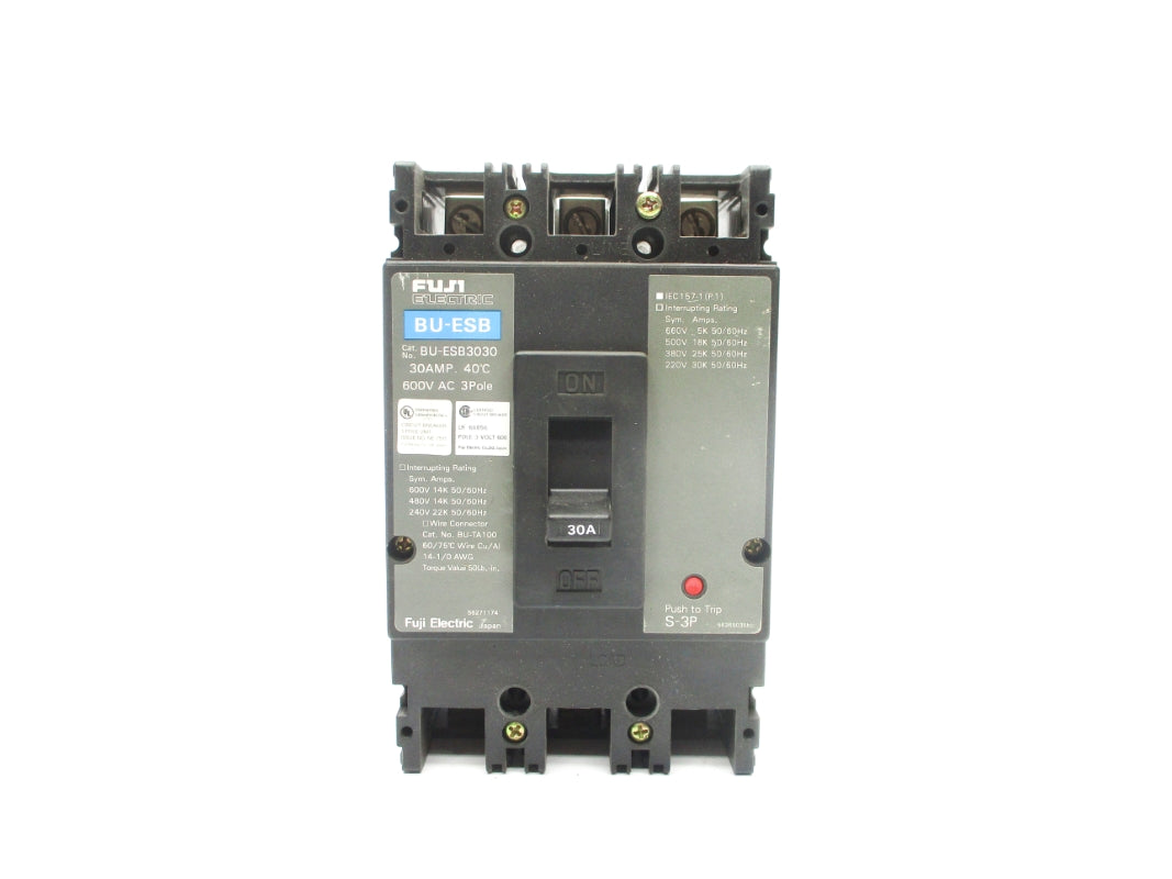 FUJI ELECTRIC BU-ESB3030 600VAC 30A NSNP
