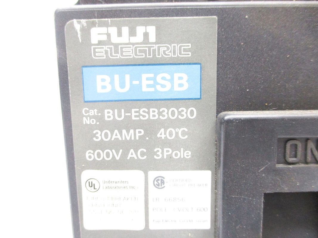 FUJI ELECTRIC BU-ESB3030 600VAC 30A NSNP