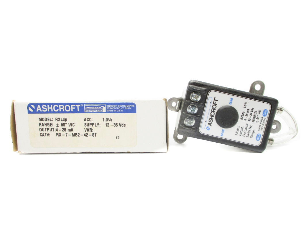 ASHCROFT RX-7-MB2-42-ST 50"WC 12-36VDC NSMP