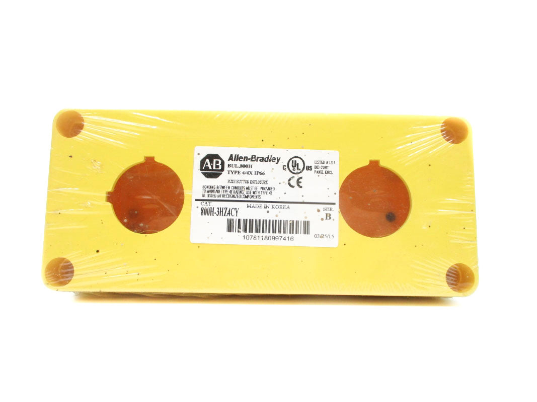 ALLEN BRADLEY 800H-3HZ4CY SER. B NSMP