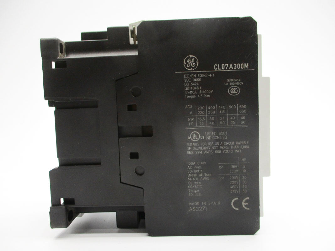 GENERAL ELECTRIC CL07A300M 110/120V 100A UNMP