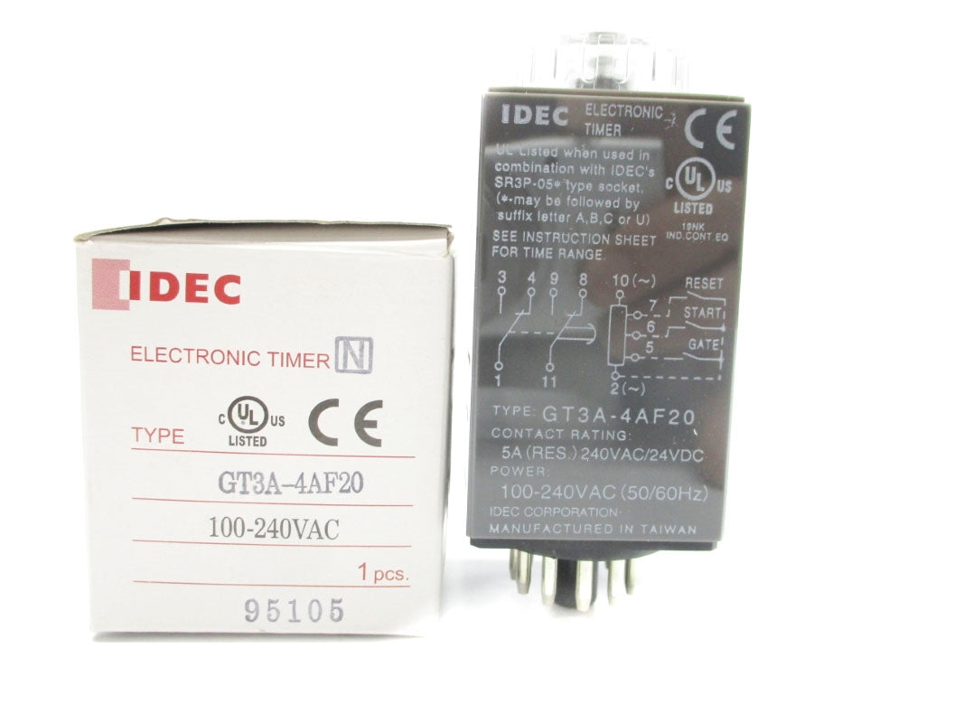 IDEC GT3A-4AF20 100-240VAC 5A 0-1S NSMP
