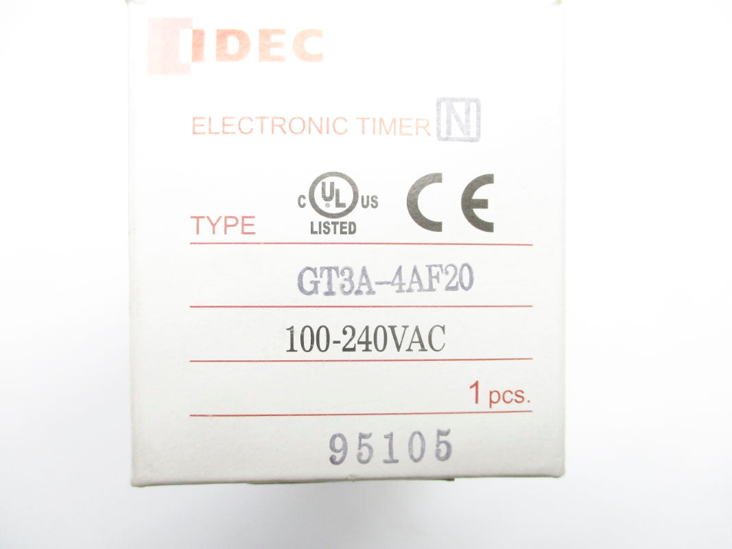 IDEC GT3A-4AF20 100-240VAC 5A 0-1S NSMP