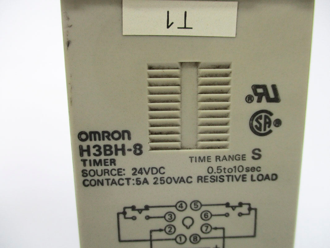 OMRON H3BH-8 24VDC 5A 0.5-10S UNMP