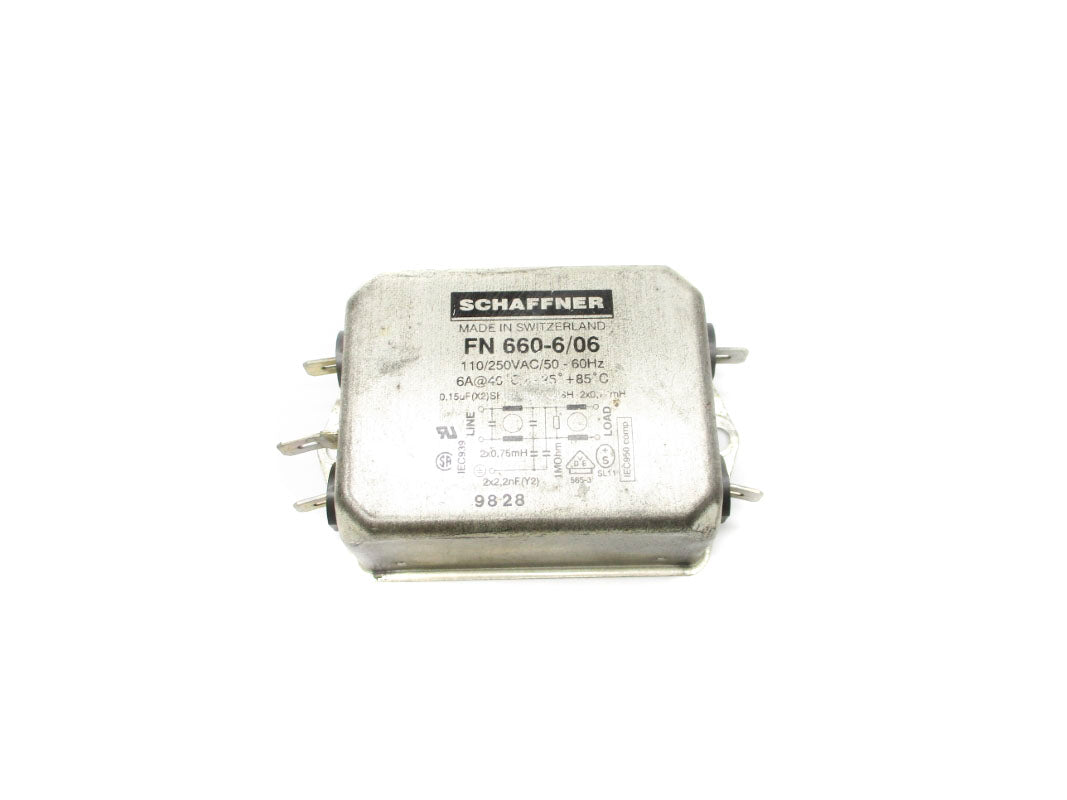 SCHAFFNER FN660-6/06 110/250VAC 6A UNMP