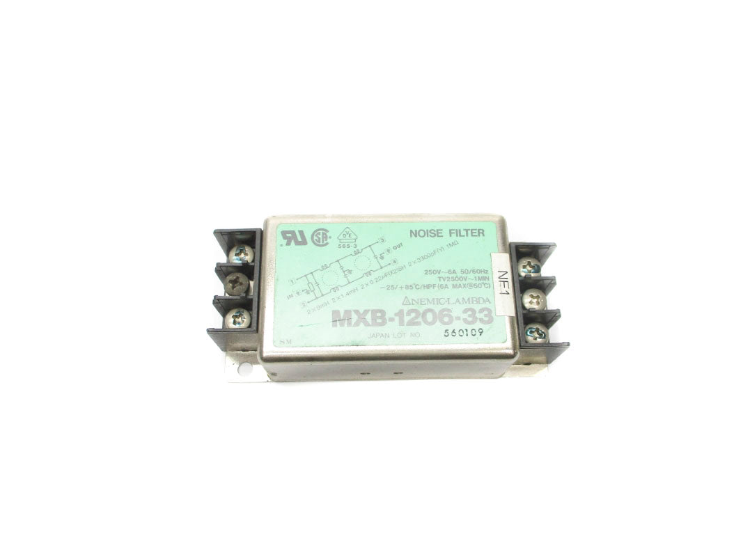 NEMIC-LAMBDA MXB-1206-33 250V 6A UNMP