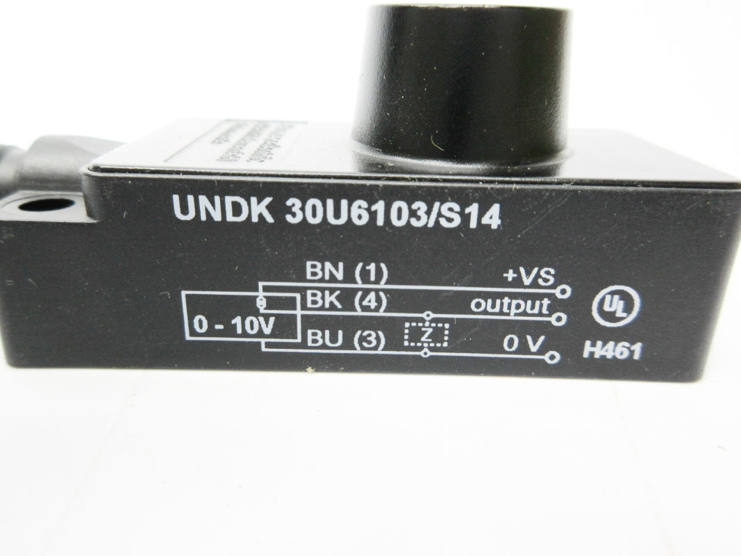 BAUMER UNDK30U6103/S14 0-10V NSNP