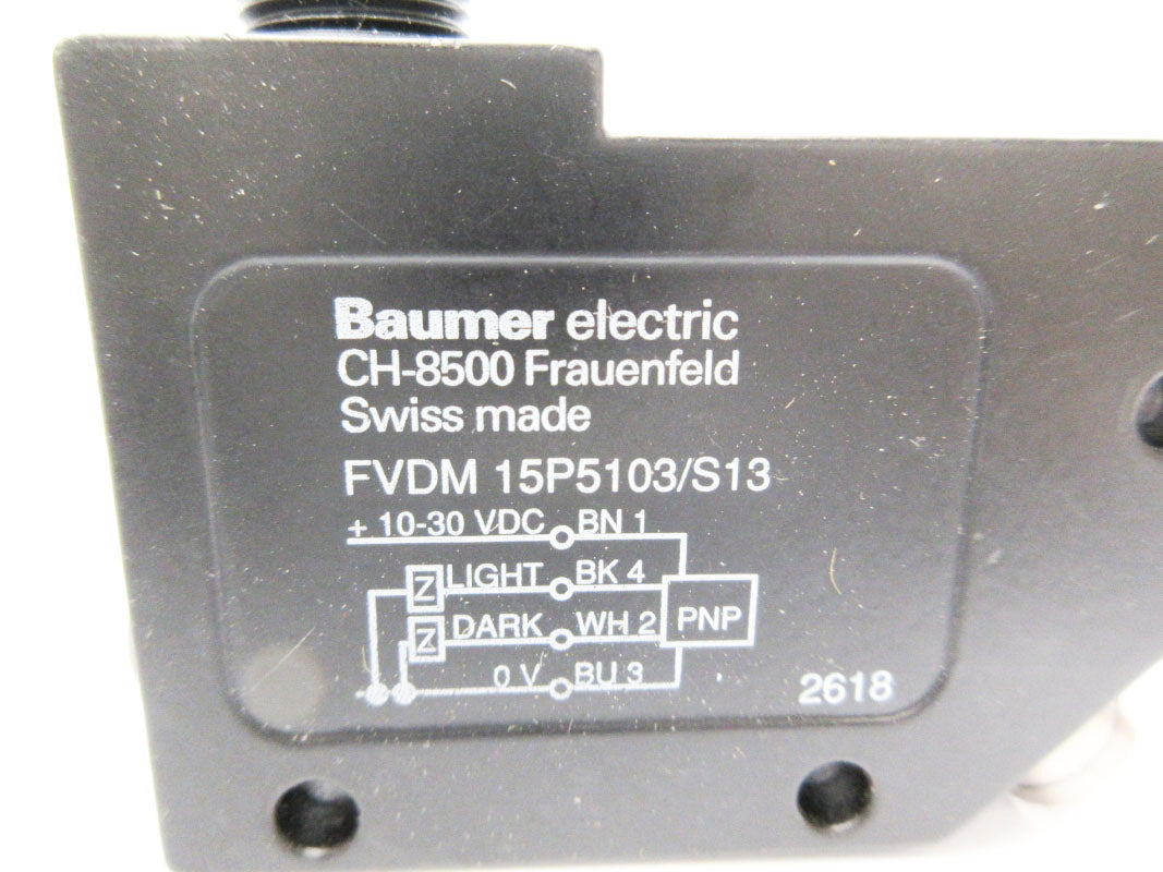 BAUMER FVDM15P5103/S13 10-30VDC NSNP