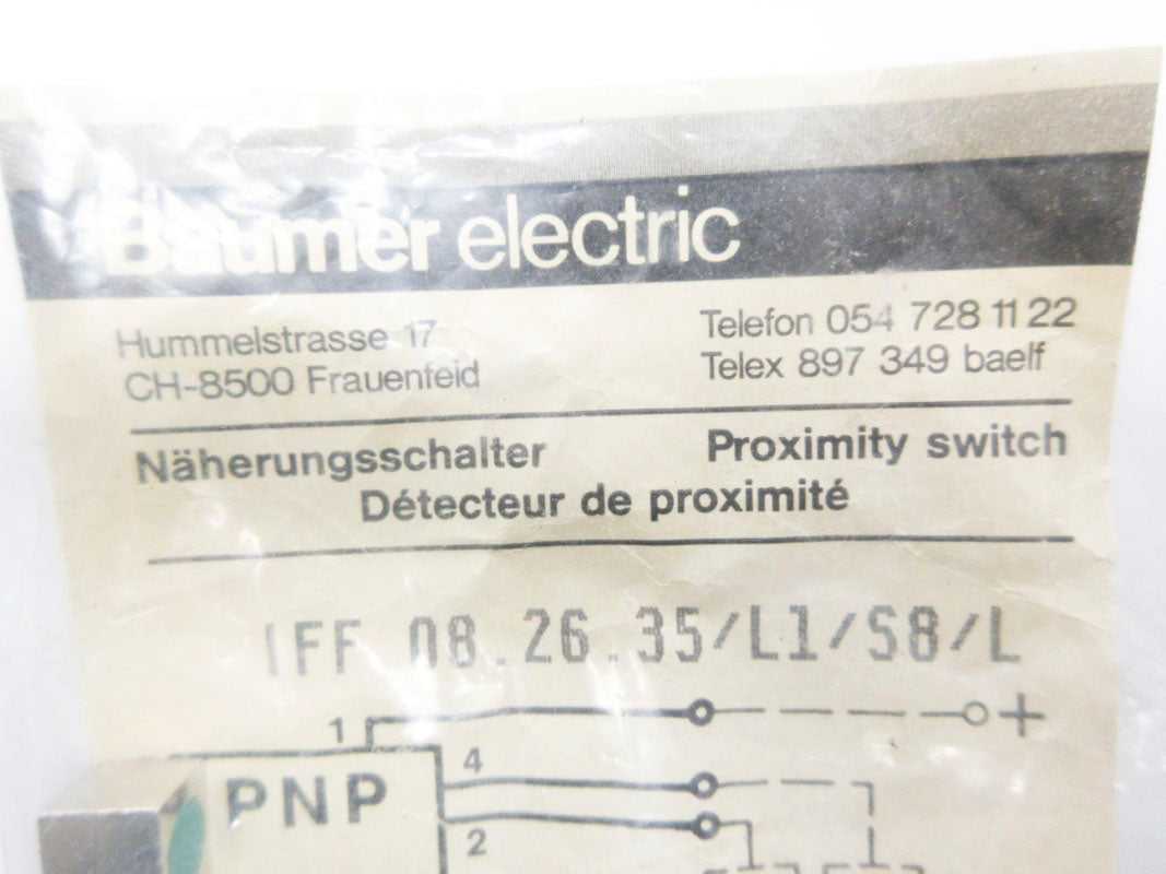 BAUMER IFF08.26.35/L1/S8/L NSMP