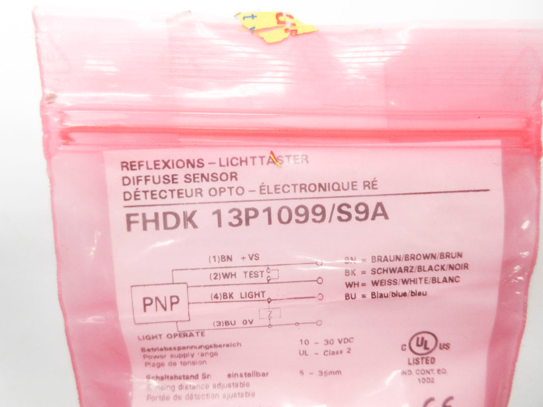 BAUMER FHDK13P1099/S9A 10-30VDC NSMP