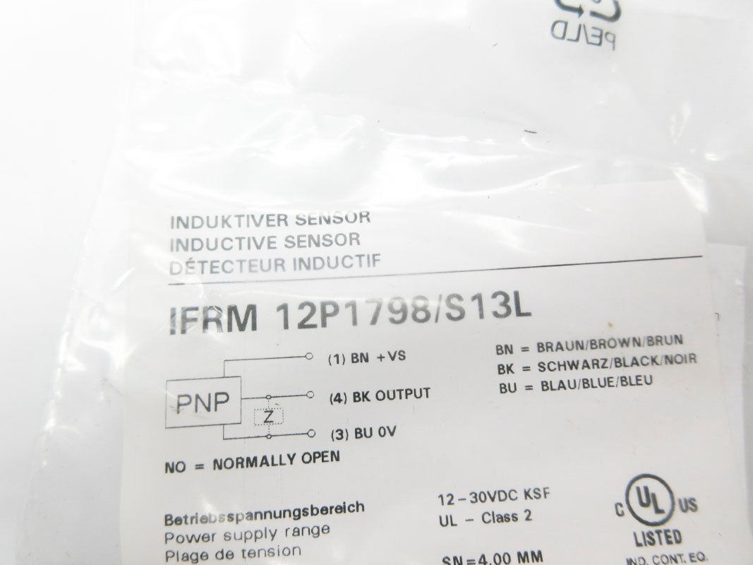 BAUMER IFRM12P1798/S13L 12-30VDC NSMP