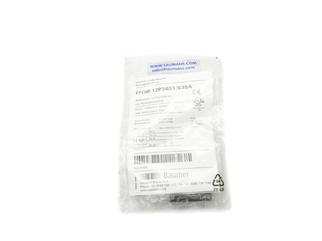 BAUMER FPDM12P3401/S35A 10-30VDC NSMP
