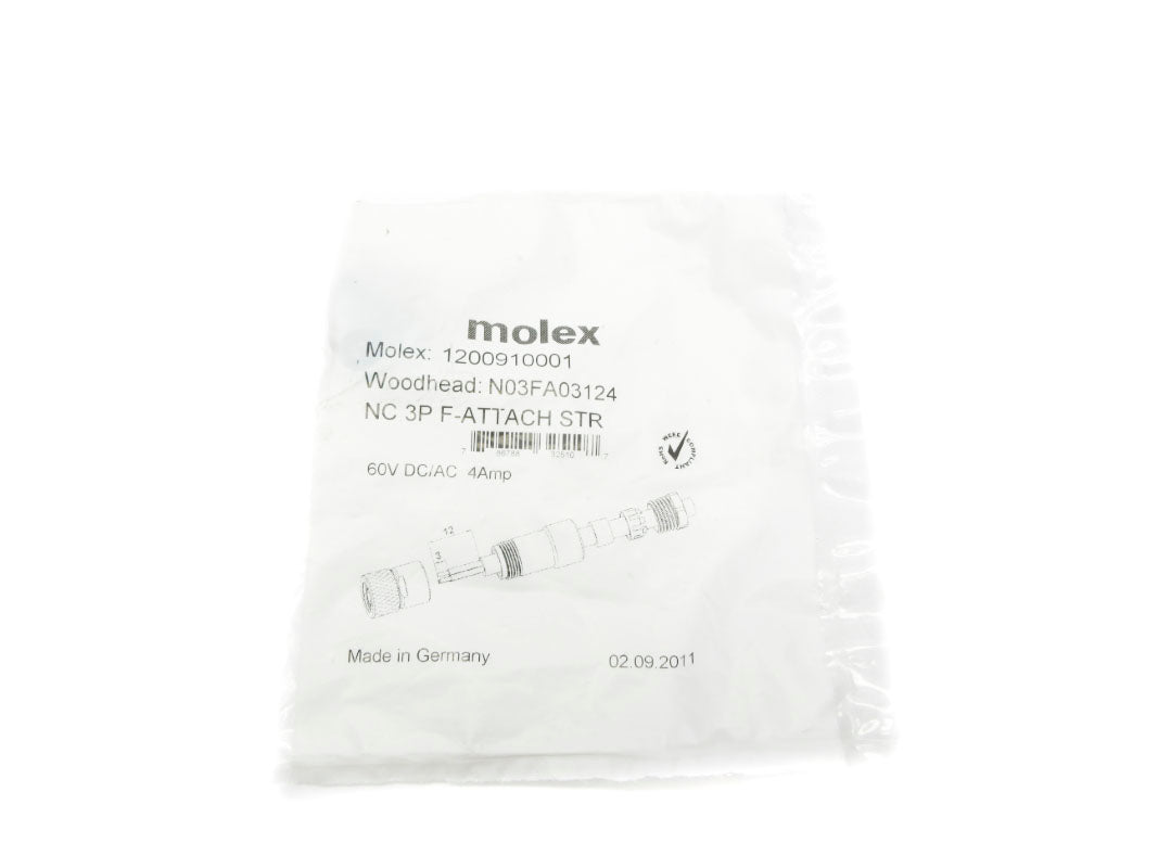MOLEX 1200910001 N03FA03124 60VDC/AC 4A NSMP