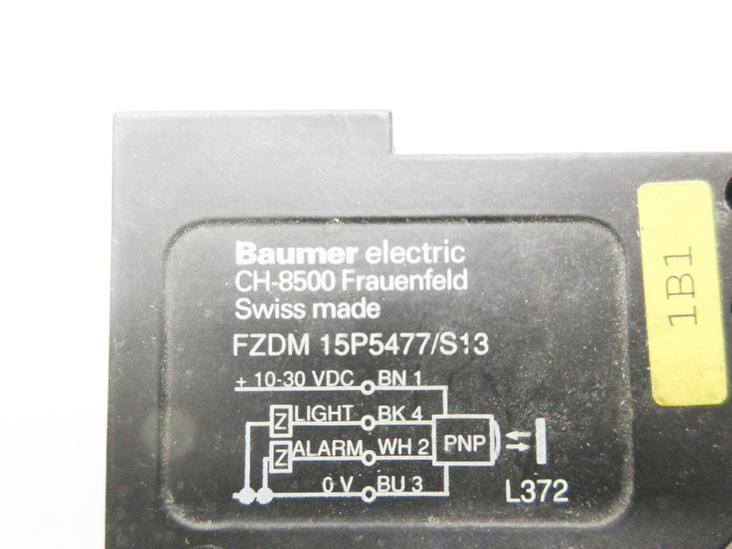 BAUMER FZDM15P5477/S13 10-30VDC UNMP