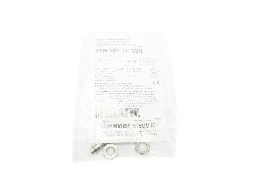 BAUMER IFRM08P1701/S35L 10-30VDC NSMP