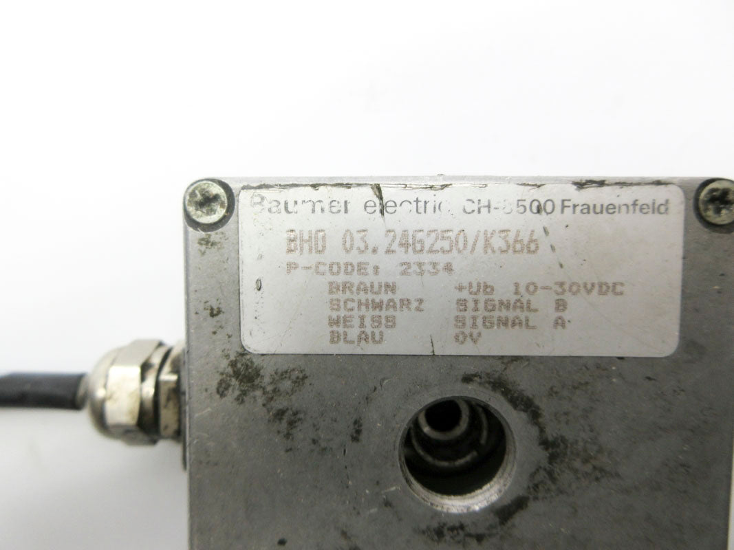 BAUMER BHO03.24G250/K366 10-30VDC UNMP