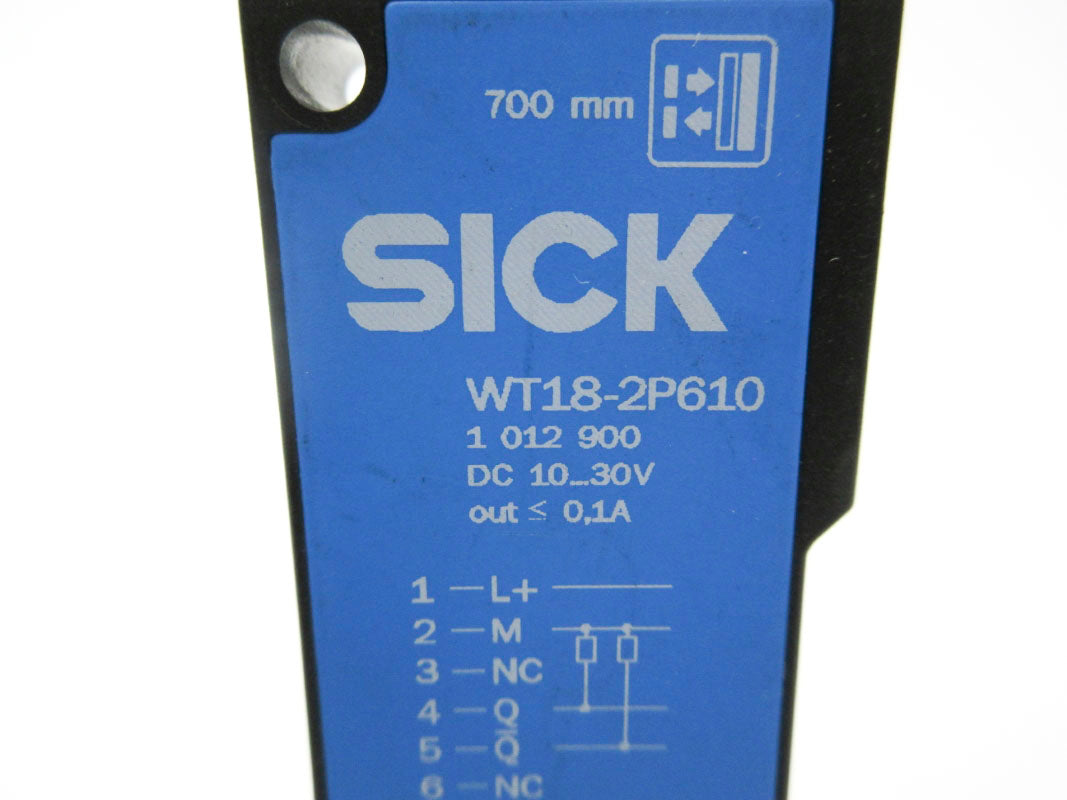SICK WT18-2P610 1012900 10-30VDC 0.1A NSNP