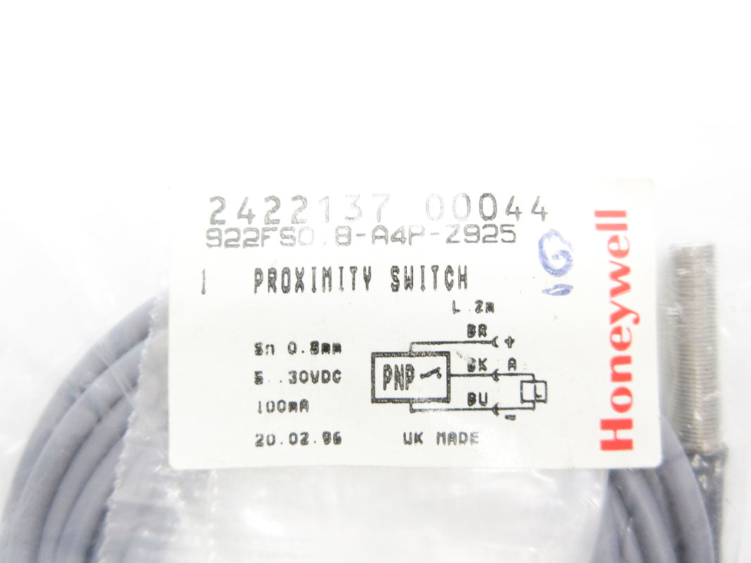HONEYWELL 922FS0.8-A4P-Z925 5-30VDC NSMP