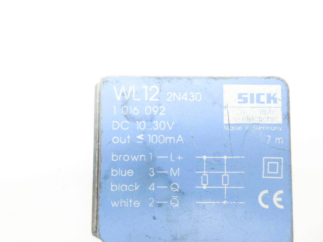 SICK WL12-2N430 1016092 10-30VDC UNMP