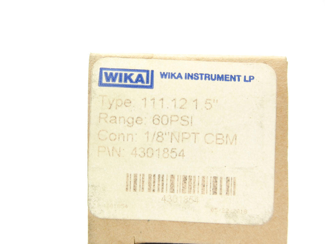 WIKA 4301854 60PSI NSMP