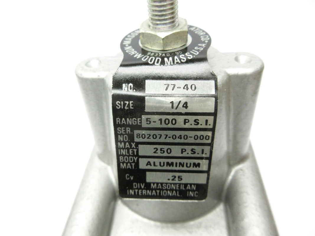 MASONEILAN 77-40 250PSI NSNP