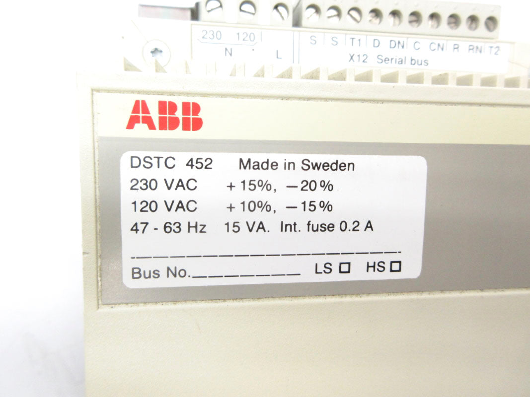 ABB DSTC452 230VAC NSNP