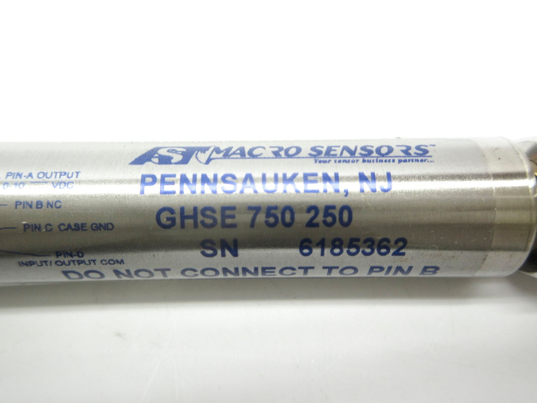 MACRO SENSORS GHSE750250 NSNP