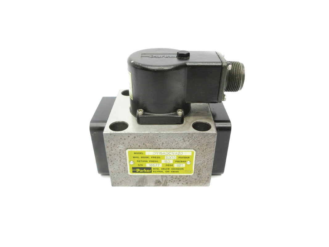 PARKER DY15ADCVA20 3000PSI NSNP