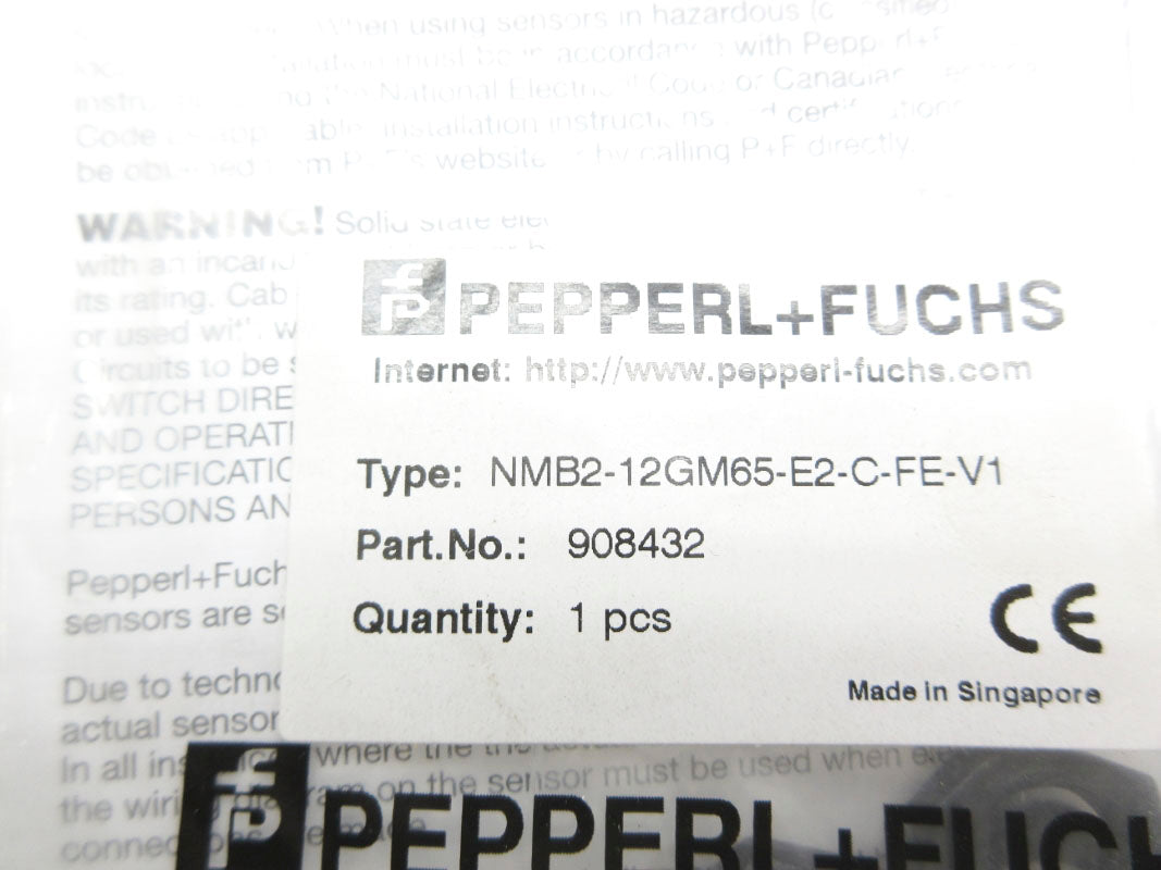 PEPPERL+FUCHS NMB2-12GM65-E2-C-FE-V1 908432 NSMP