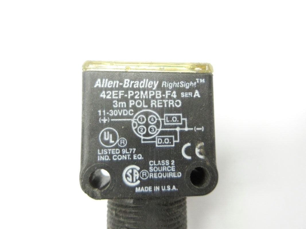 ALLEN BRADLEY 42EF-P2MPB-F4 SER. A 11-30VDC UNMP